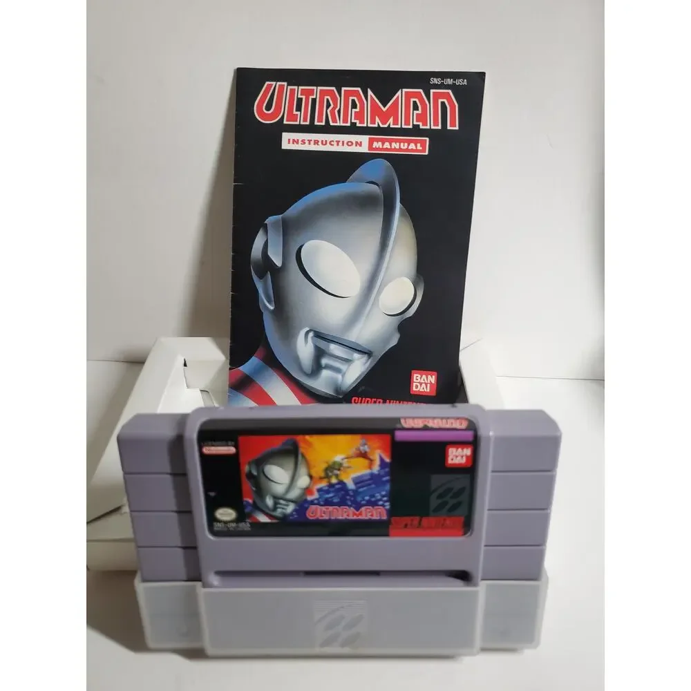 SNES - Ultraman Game - Includes Box and Manual